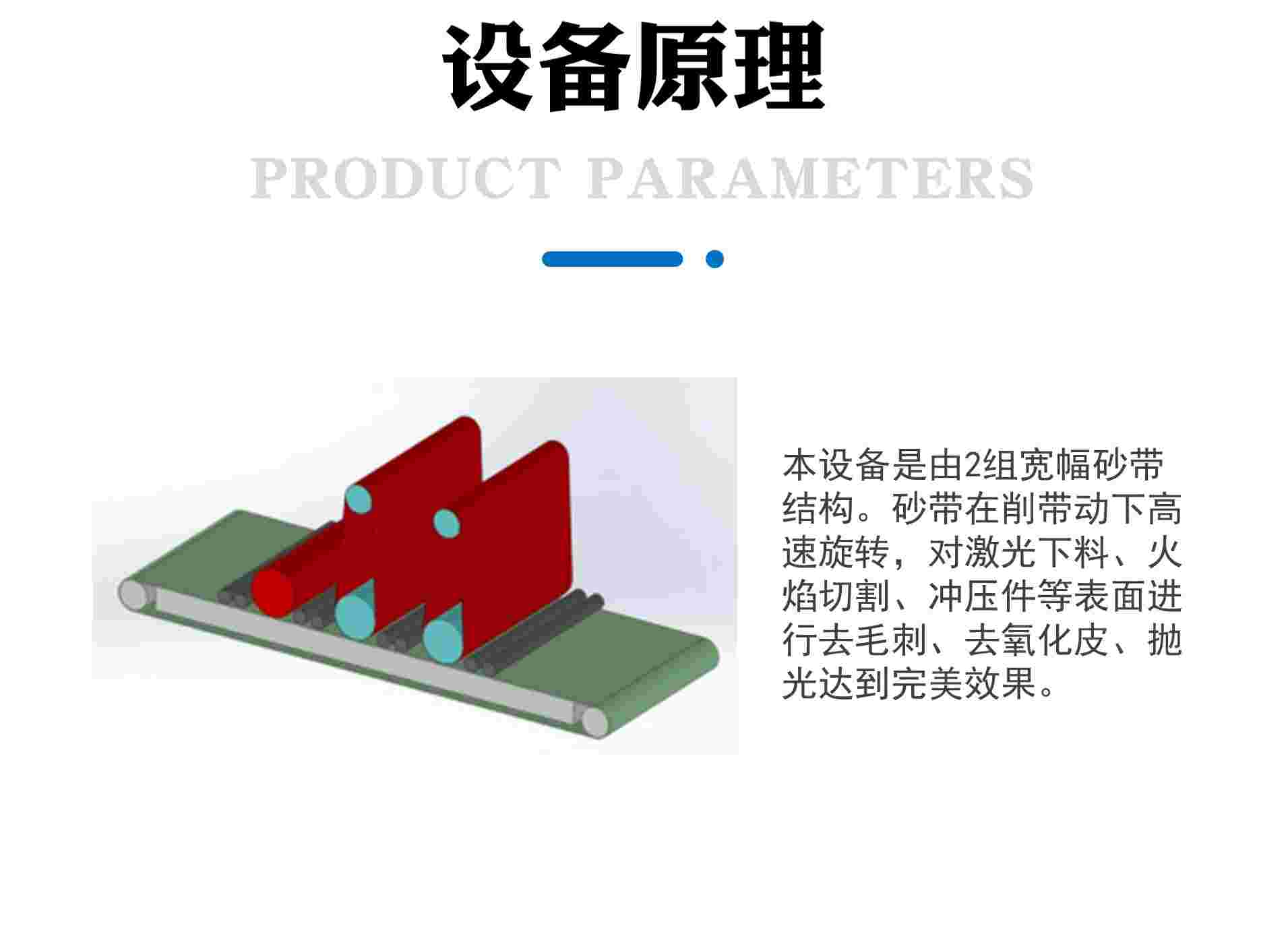 500RW不銹鋼拋光拉絲機產品工作原理